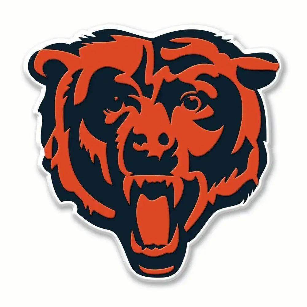 Chicago Bears Flexible Decal PVC Sticker With Adhesive Back