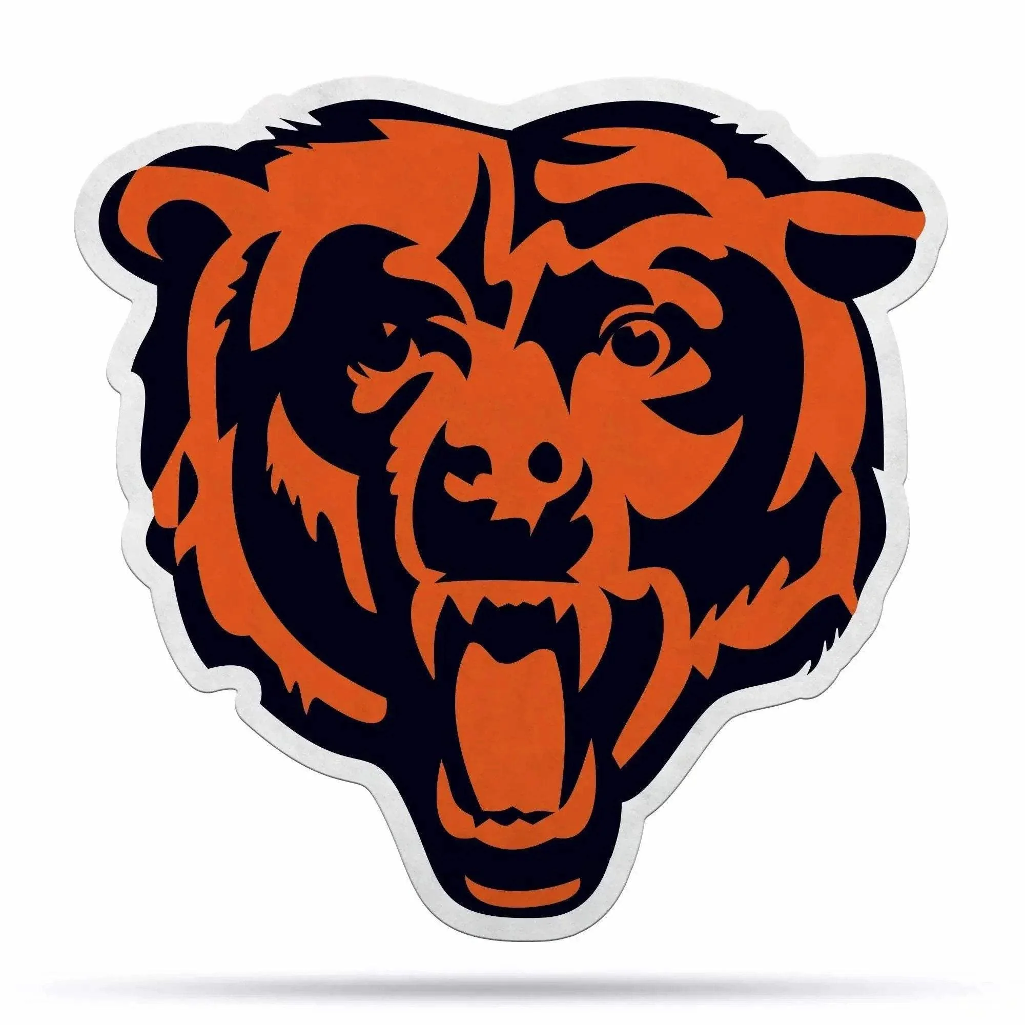 Chicago Bears Pennant Shape Cut Logo Design Rico Industries