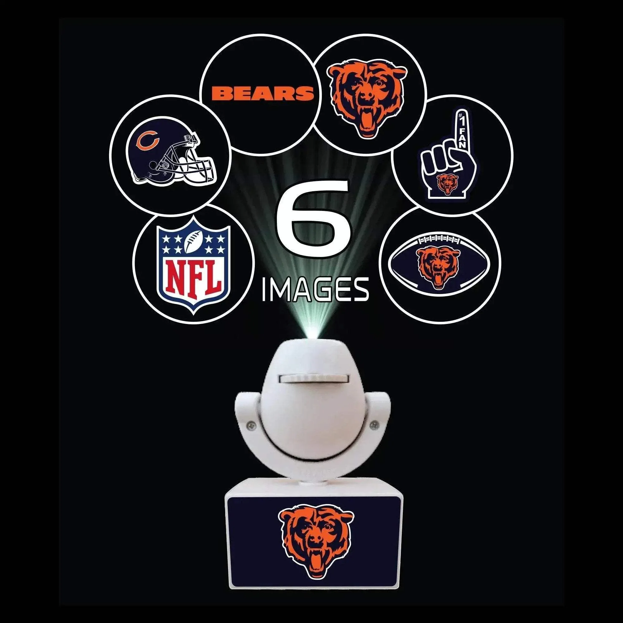 Chicago Bears Spotlight Projector Mini LED Night Light