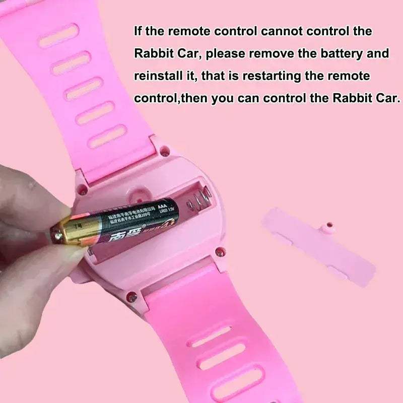 Kids RC Car Watch Toy With LED Lights 2.4GHz Remote - Image 6