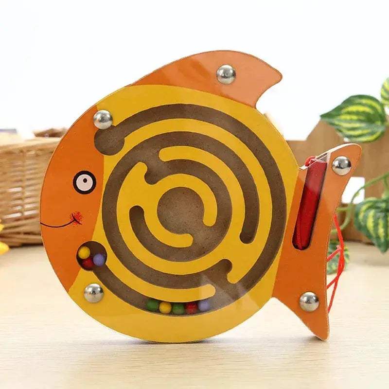 Montessori Wooden Magnetic Maze Educational Toy For Kids - Image 8