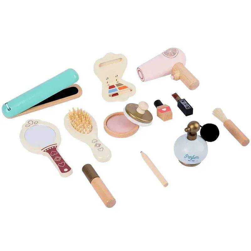 Wooden Makeup Set For Kids Safe Pretend Play Creative - Image 5