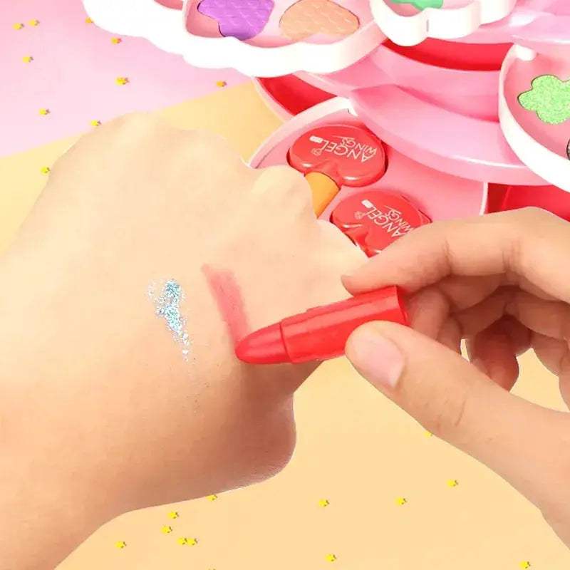 Kids Makeup Box Set Rotating Princess Toy For Creativity - Image 3