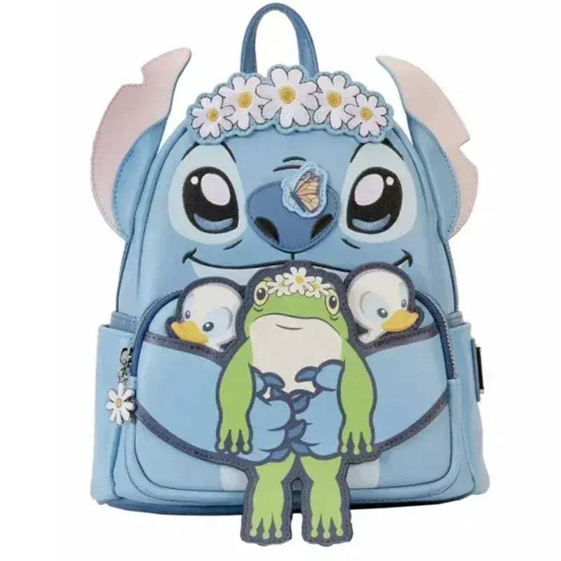 Christmas Sparkling Mini Backpack With Snow Angel Glitter - Image 9