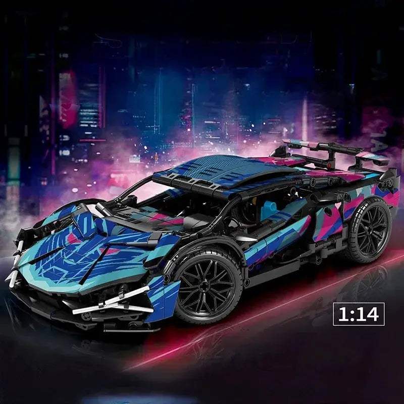 City Racing Vehicle Building Bricks Super Racer Toy - Image 11