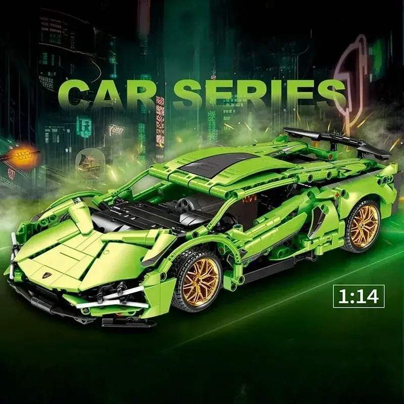 City Racing Vehicle Building Bricks Super Racer Toy - Image 13