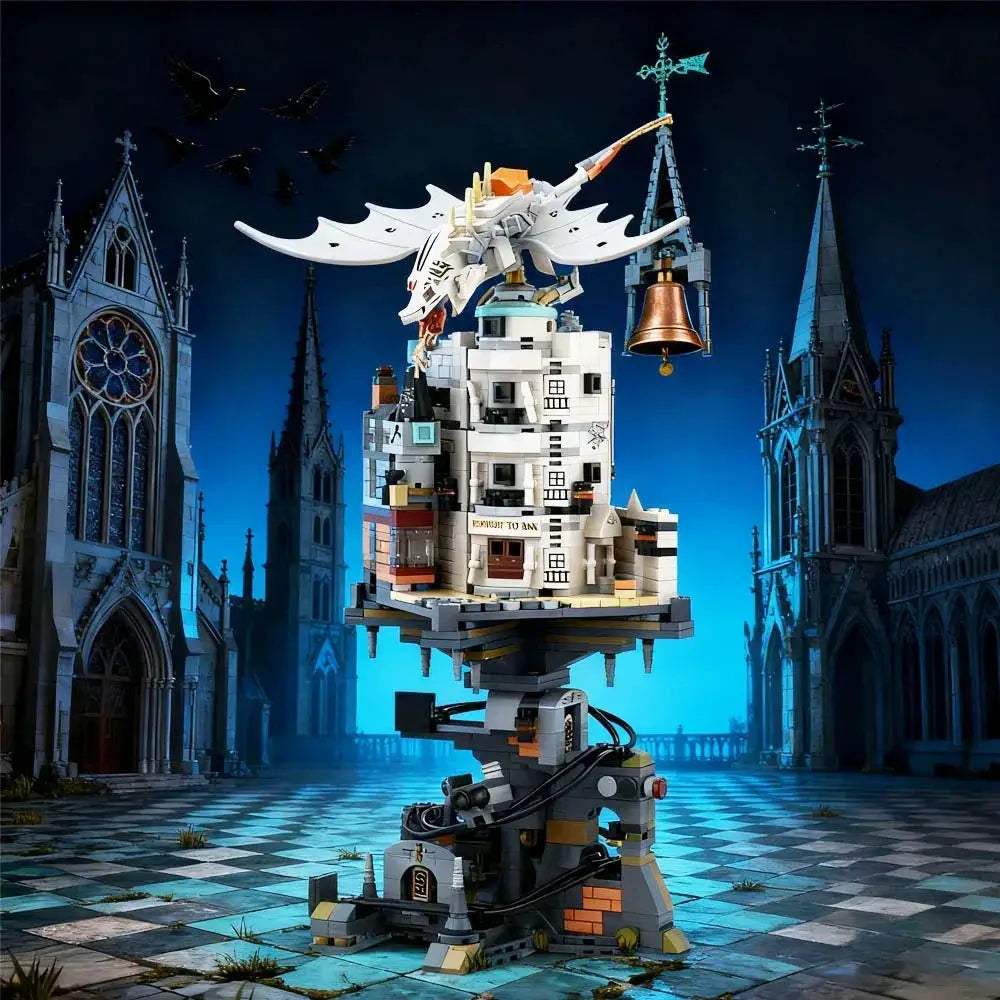 City Street View Building Blocks Set For Modular Home Decor
