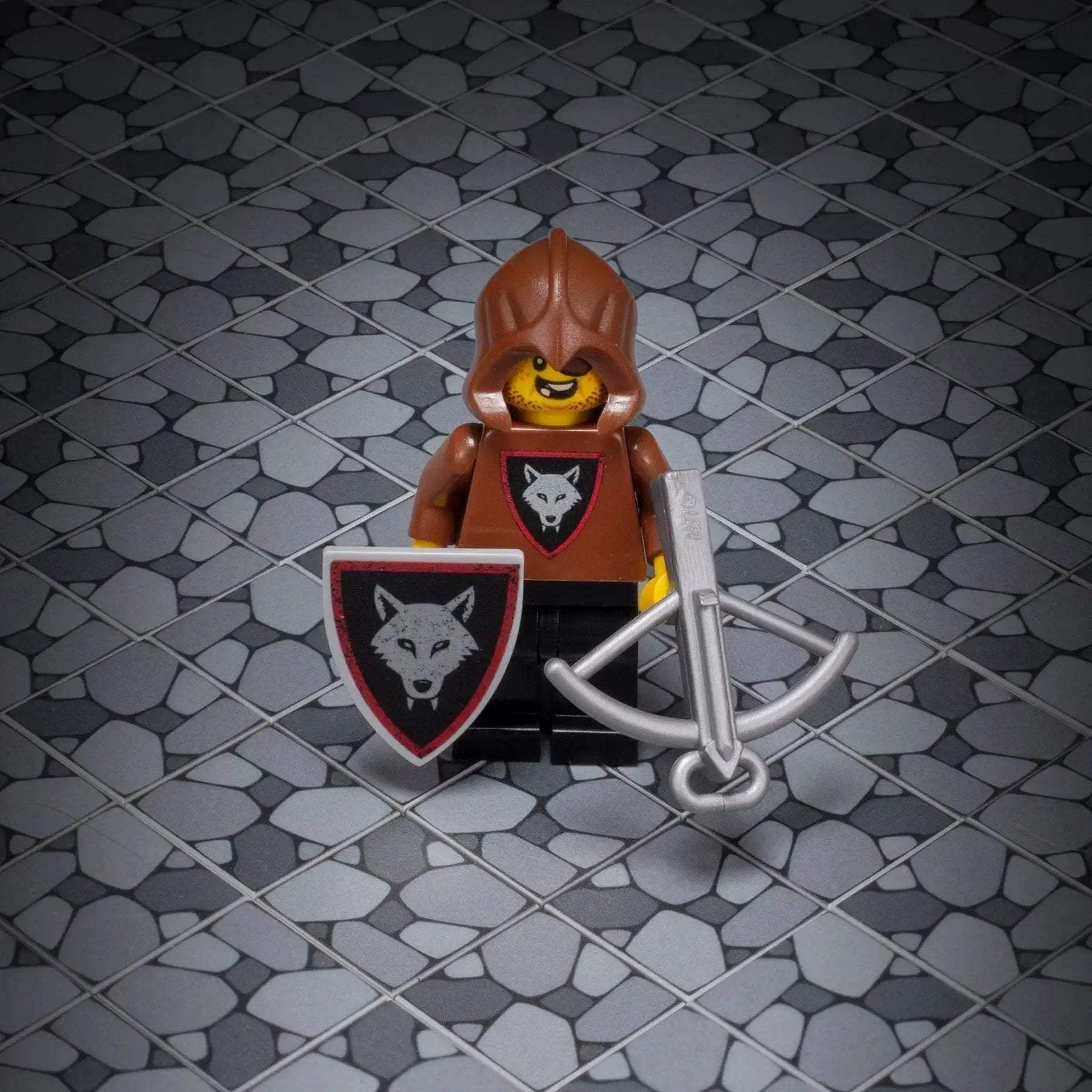 Cobblestone Flooring - Custom Printed 2x2 Tile made using LEGO part - Image 3