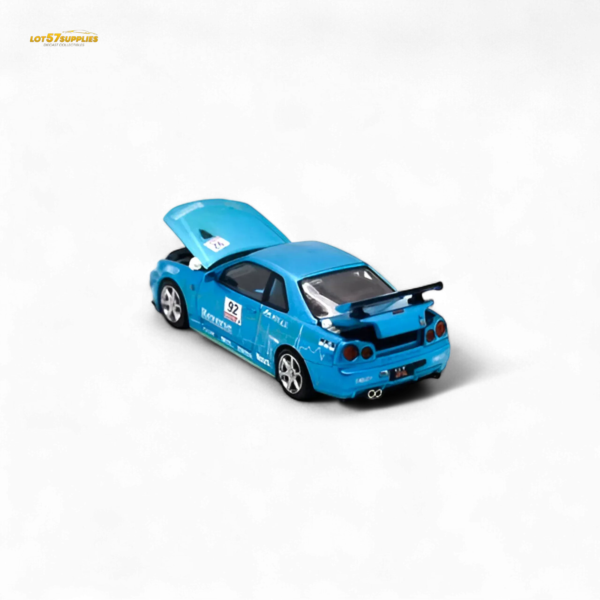 Cool Art Nissan Skyline R34 Blue #92 1:64 - Image 3
