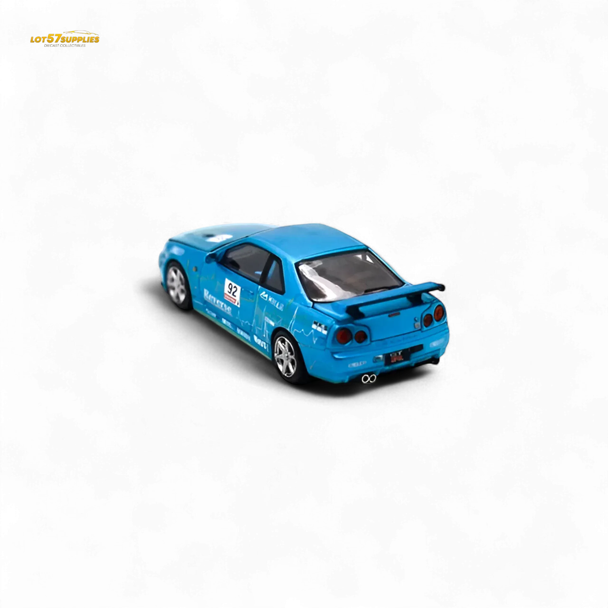 Cool Art Nissan Skyline R34 Blue #92 1:64 - Image 4