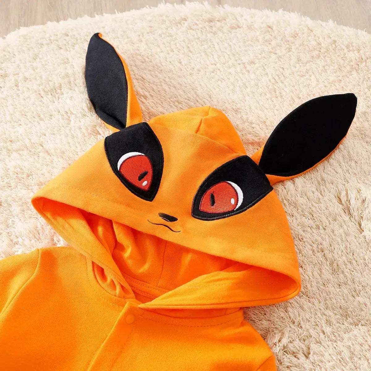 Cotton Baby Romper Fox Anime Costume Unisex 0-18 Months Soft - Image 3