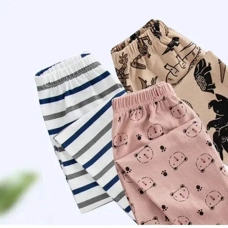 Cotton Kids Pajama Pants Cartoon Sleepwear For Boys And Girls - Image 5