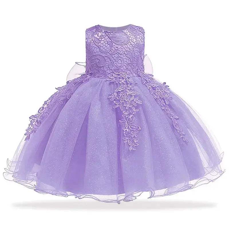 Cotton Lace Baptism Dress For Baby Girls 0-24 Months - Image 7