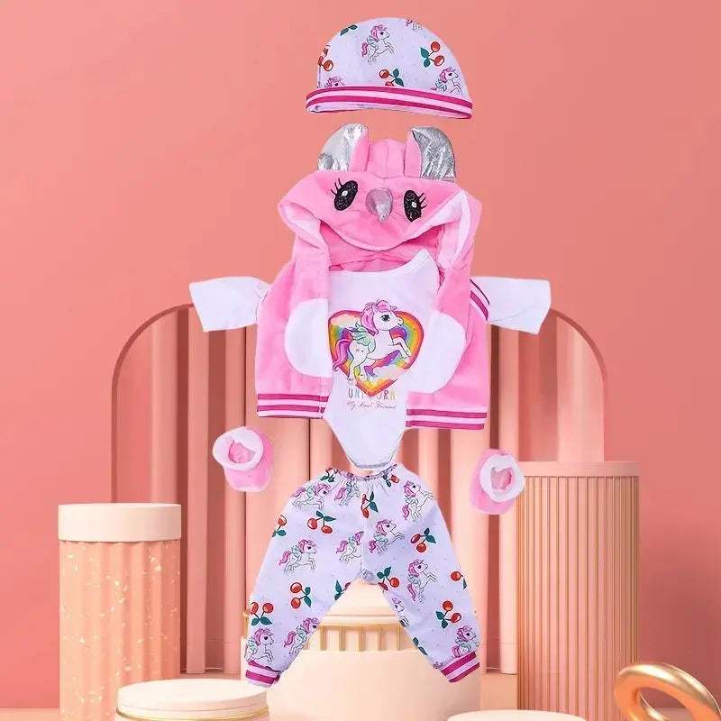Cozy 18 Inch Doll Clothes Set With Jumpsuit And Shoes - Image 14
