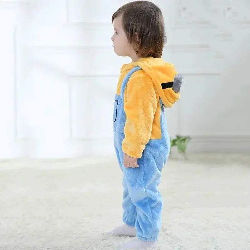 Cozy Baby Kigurumi Romper Minions Unisex Newborn Pajama - Image 4