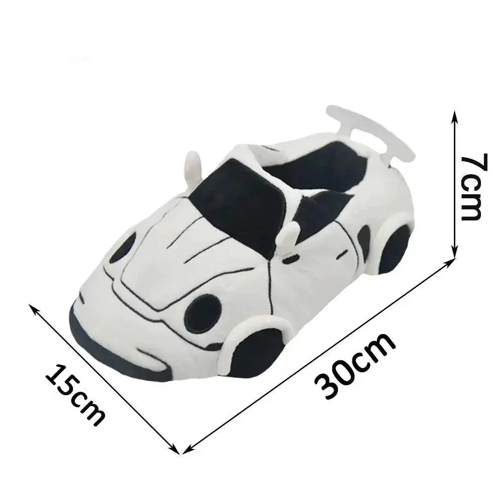 Cozy Slippers Car Shaped Plush Unisex For Women And Men - Image 12