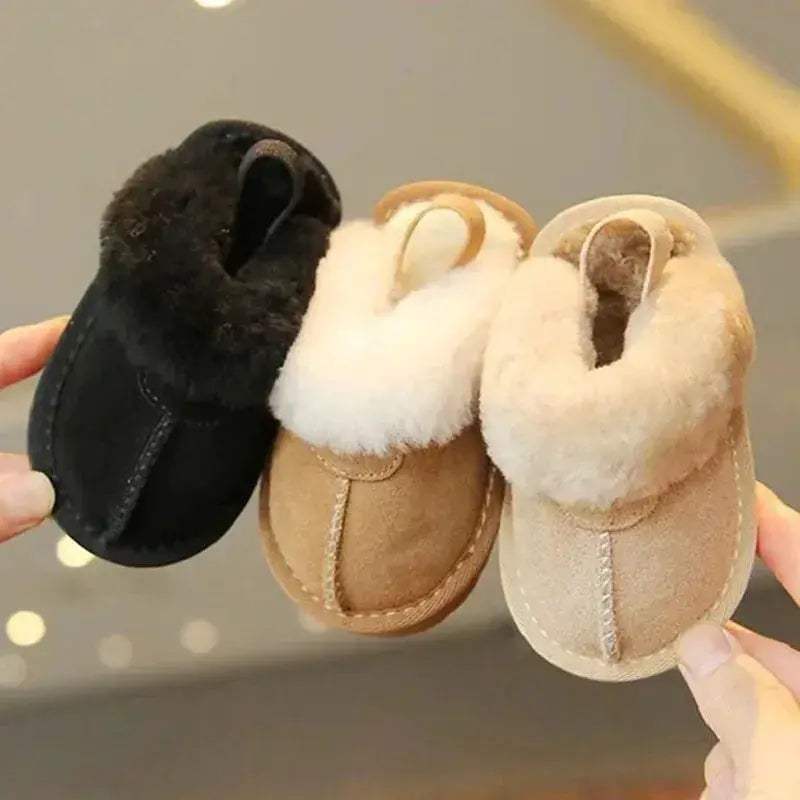 Cozy Woolen Baby Slippers Soft Soled For Newborns And Infants