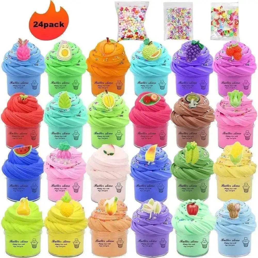 Creamy Butter Slime Fluffy Cloud Texture Premium For Kids