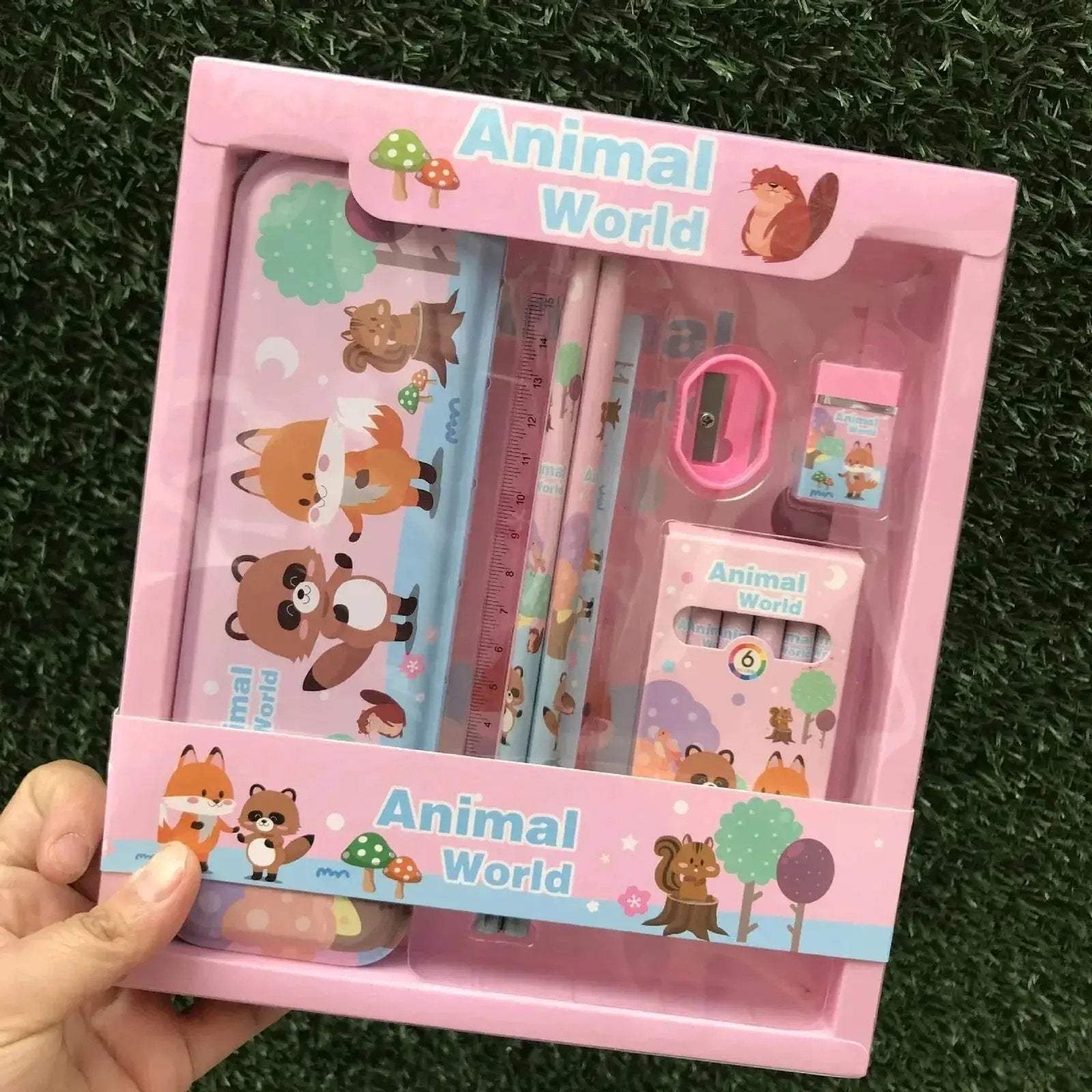 Creative Cute Cat Paw Stationery Set 9 in 1, Office Supplies For School Students - Image 5
