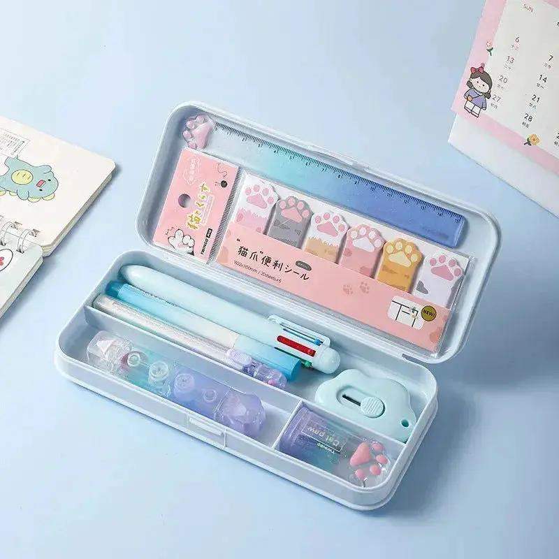 Creative Cute Cat Paw Stationery Set 9 in 1, Office Supplies For School Students - Image 8