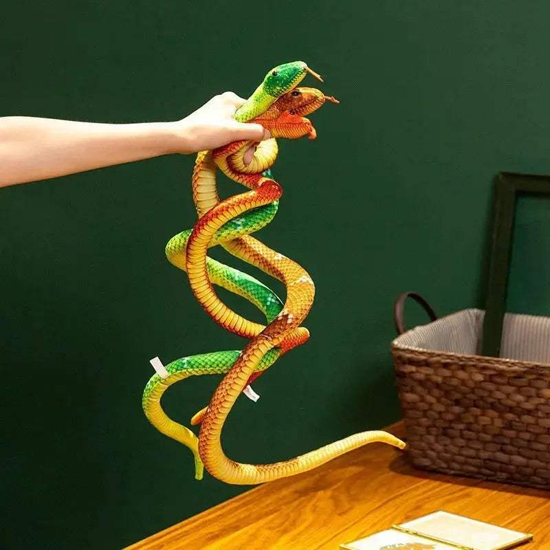 Funny Cartoon Snake Plush Prank Toy For Playtime Anytime - Image 2