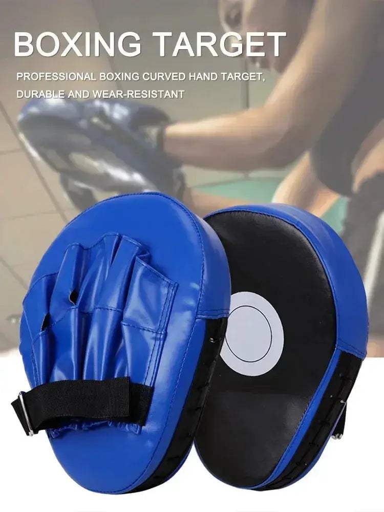 Curved Boxing Mitts PU Leather Hand Target Pads For Training - Image 3