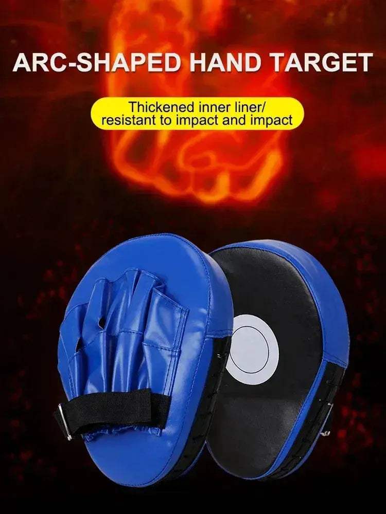 Curved Boxing Mitts PU Leather Hand Target Pads For Training - Image 5