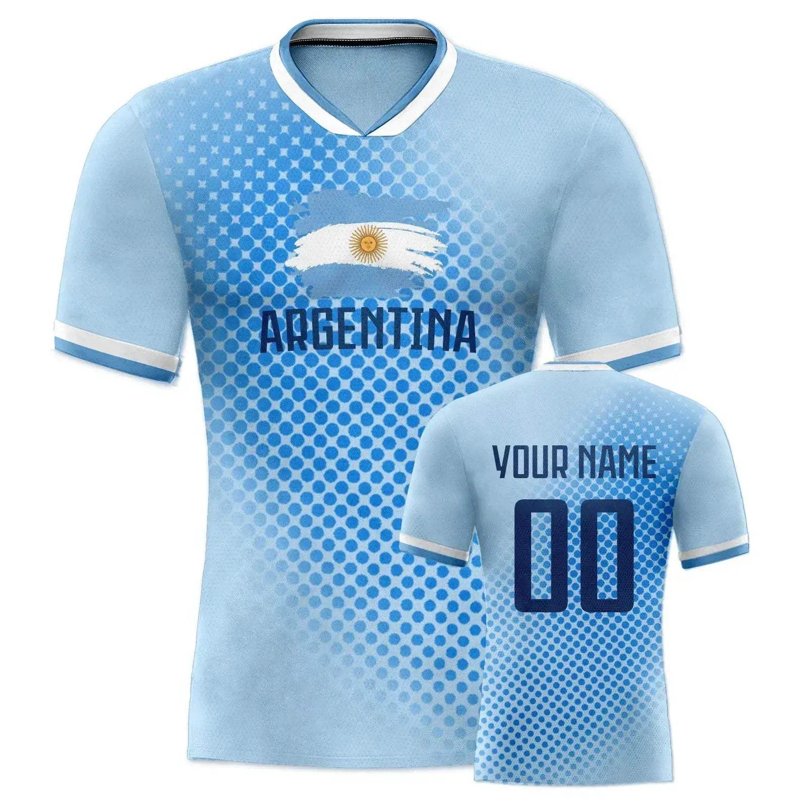 Custom Argentina Soccer Jersey With Personalized Name And Number - Image 6