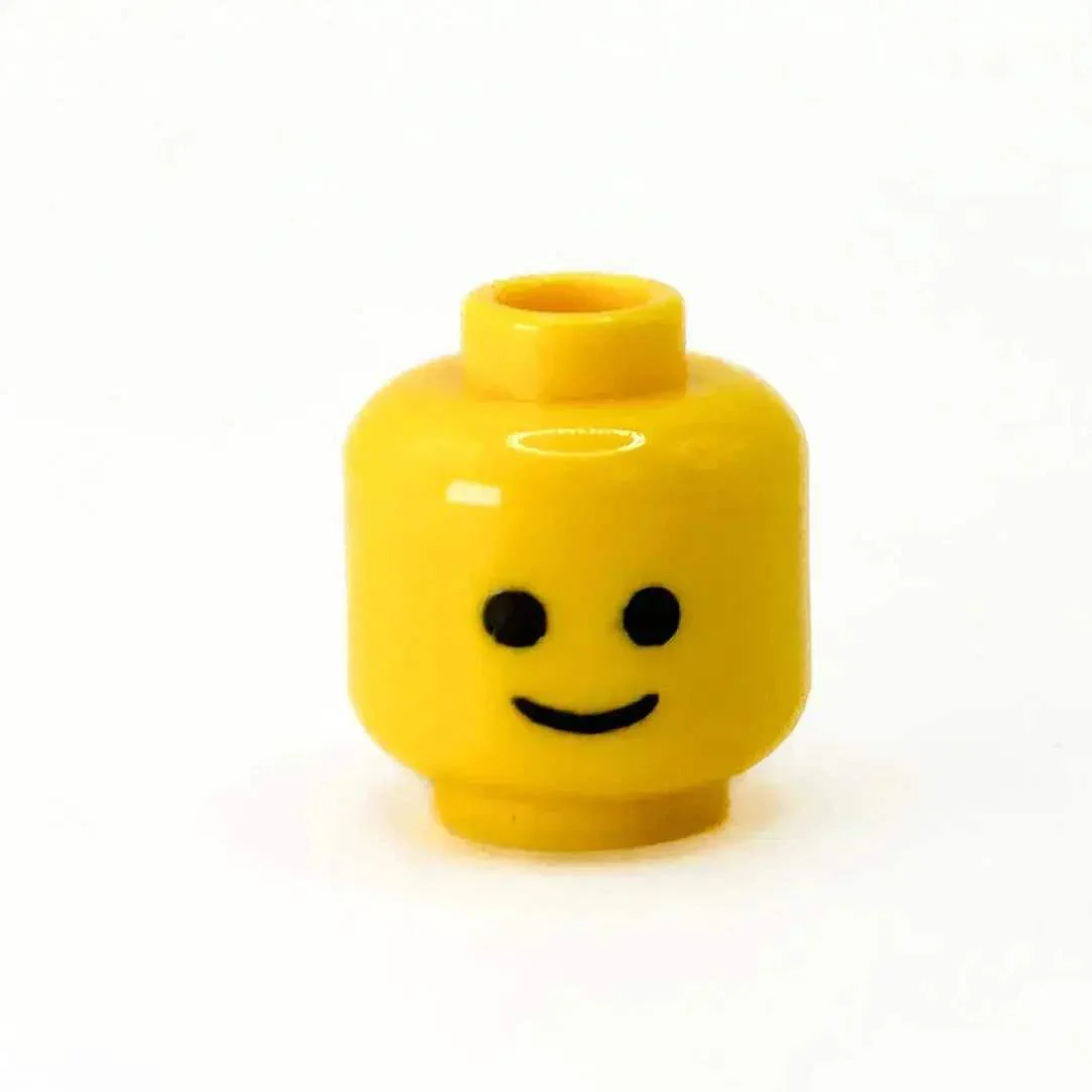 Custom Classic Smile Head made using LEGO part
