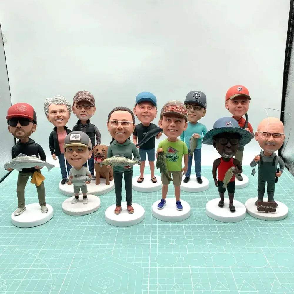 Custom Fisherman Bobblehead Gift For Fishing Enthusiast - Image 5