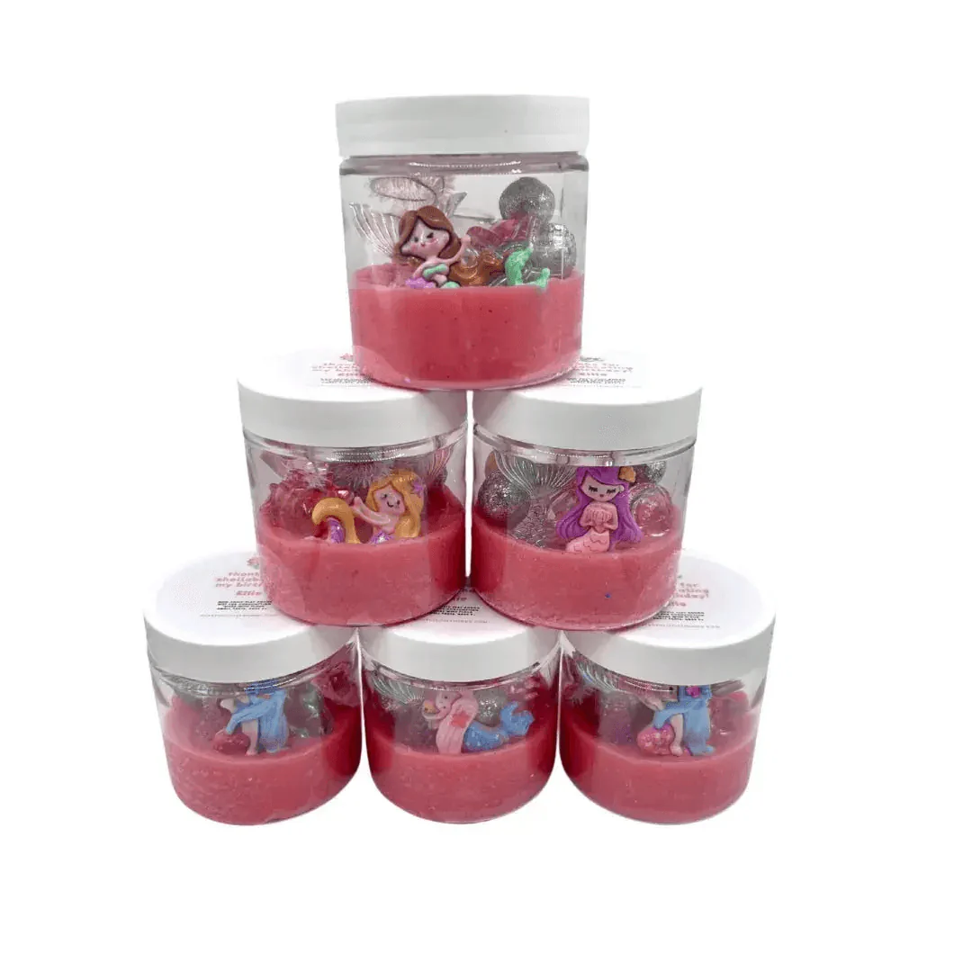Custom Mermaid Play Dough Favors for Birthday Party Goodie Bags - Image 6