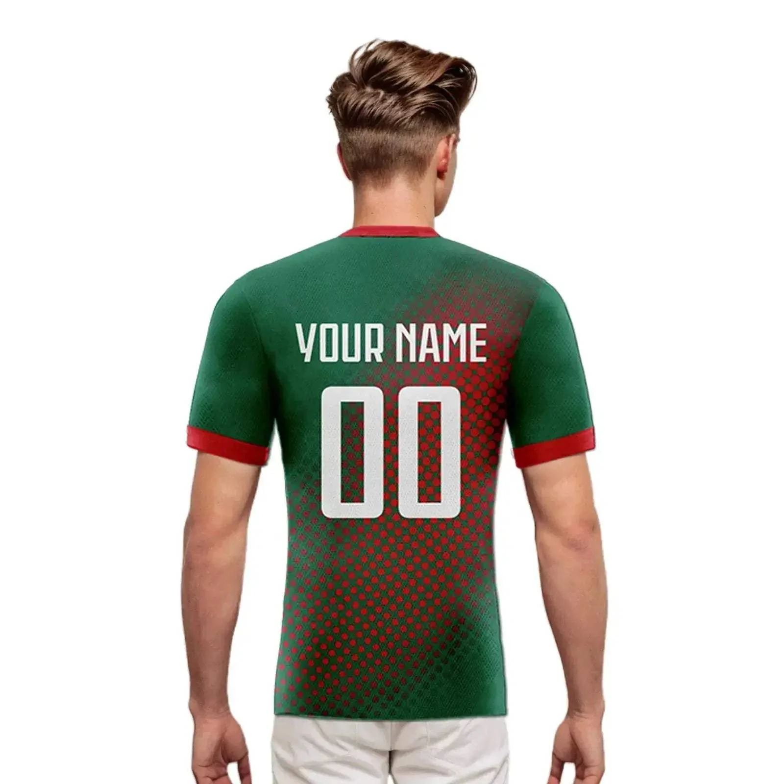 Custom Mexico Soccer Jersey With Personalized Name And Number - Image 3