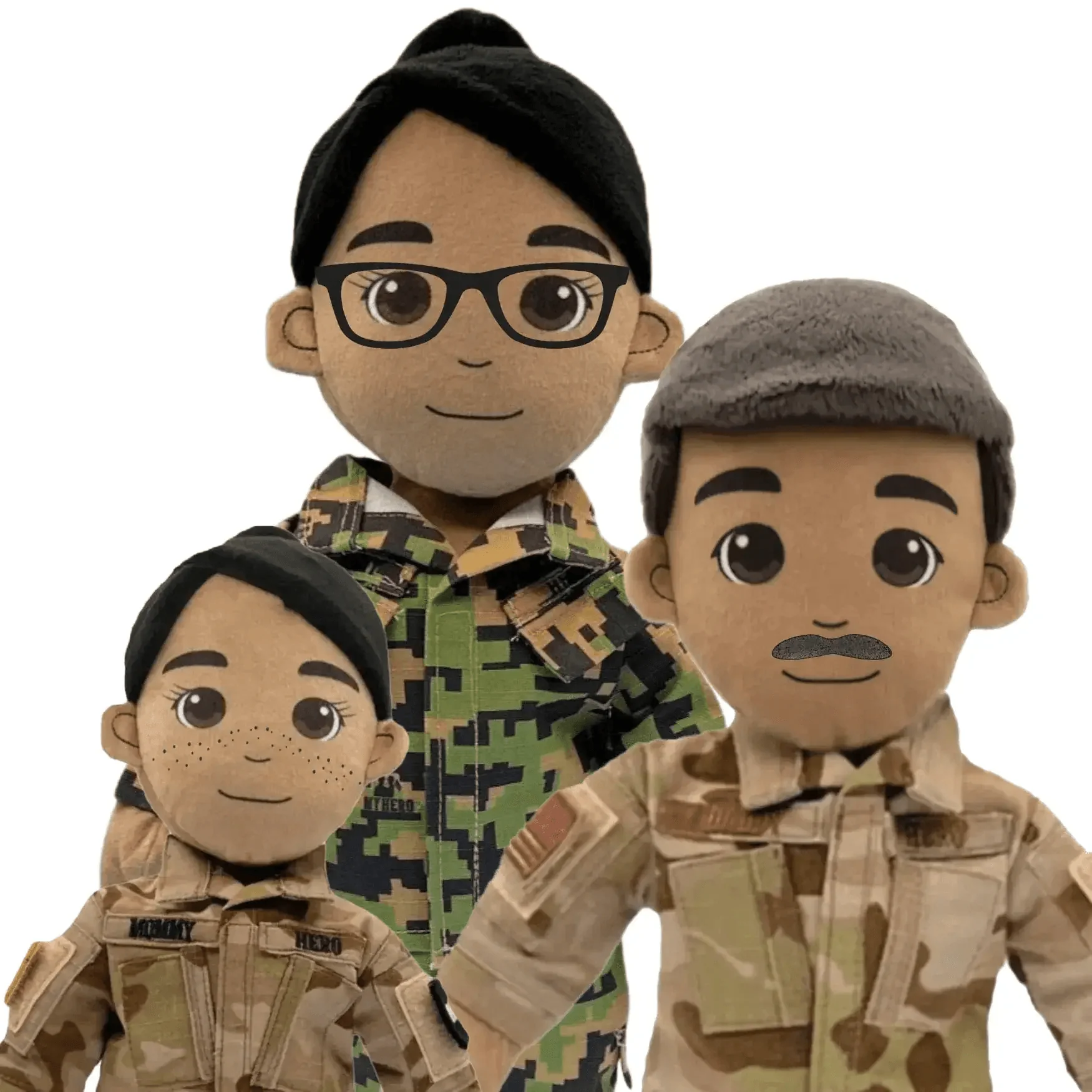 Custom Plush Doll - Add Mustache, Freckles, Glasses, and More | DIY Friendly - Image 6