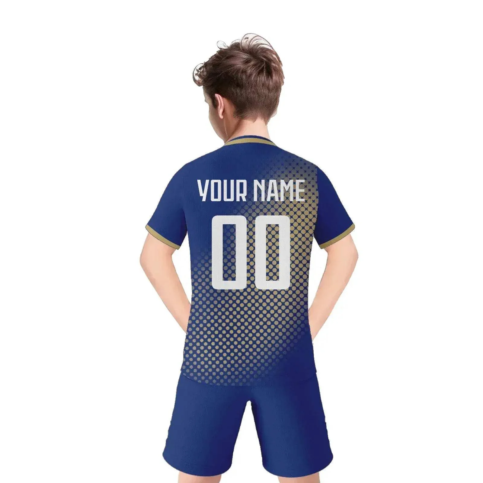 Customizable Kids Football Jersey With Personalized Name And Number - Image 3
