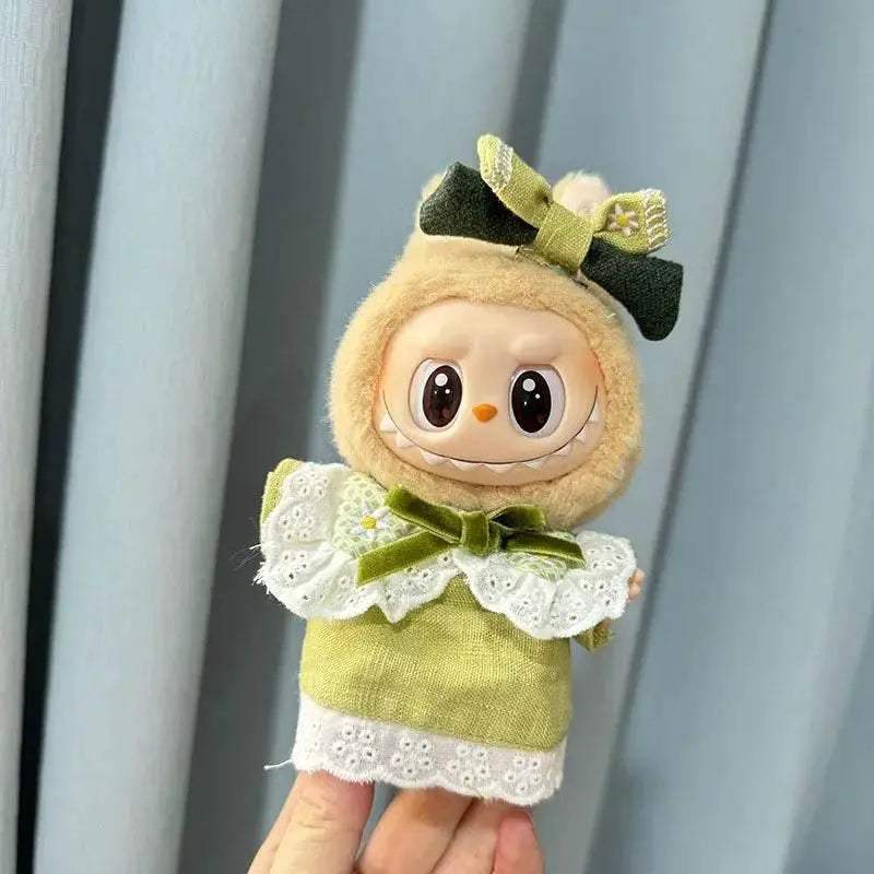 Cute Doll Outfit With Pineapple Sweater For Labubu Dolls - Image 14