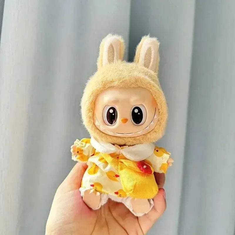 Cute Doll Outfit With Pineapple Sweater For Labubu Dolls - Image 6