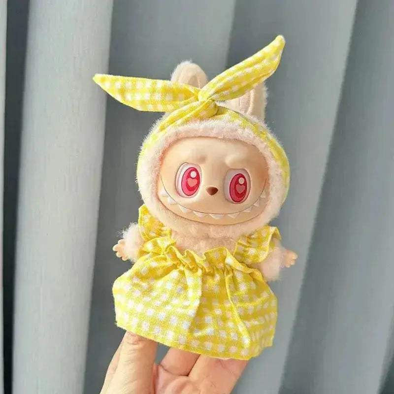 Cute Doll Outfit With Pineapple Sweater For Labubu Dolls - Image 7