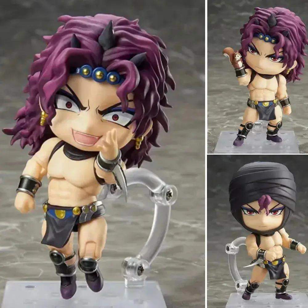 CUTE JOJO's Bizarre Adventure Anime Figures, Kawaii Chibi Guido Mista, Risotto Nero, Kars, Kujo Jotaro Action Figure PVC Toys Doll 10 cm - Image 3