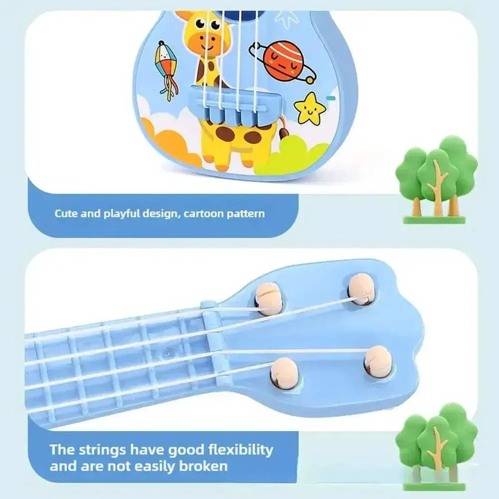 Cute Mini Ukulele Toy For Kids Beginner Friendly Colorful Design - Image 5