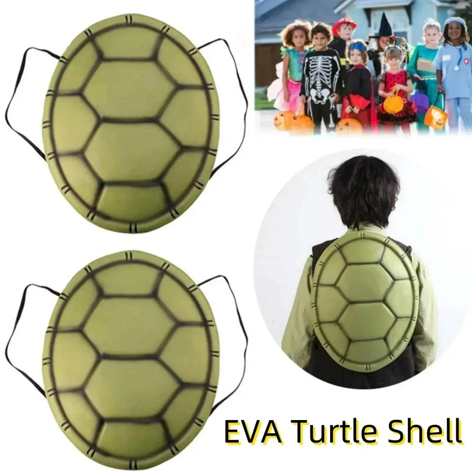 Cute Turtle Shell Backpack Costume EVA For Kids And Adults - Image 3