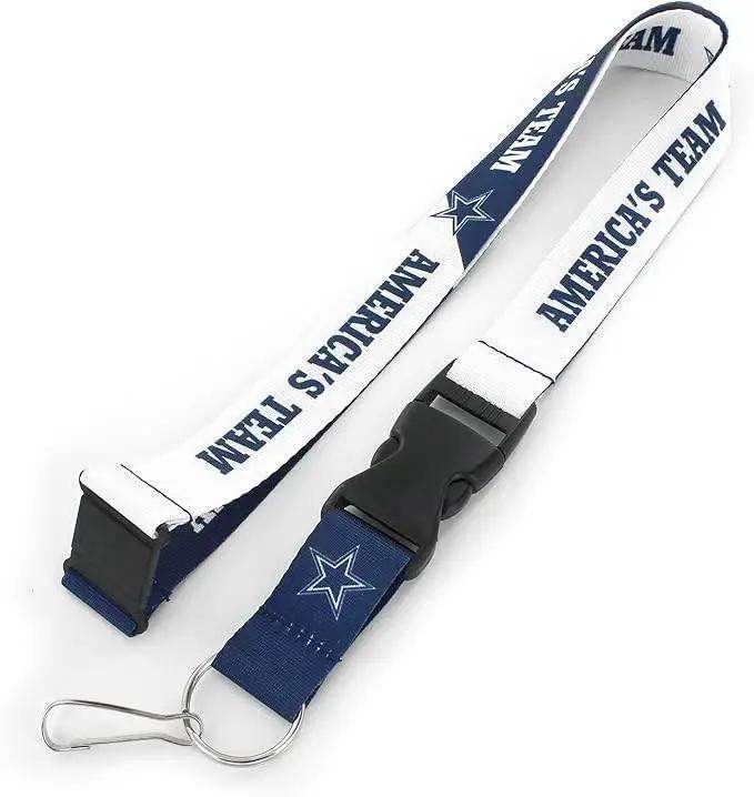 Dallas Cowboys Slogan Lanyard Breakaway Nylon Graphics