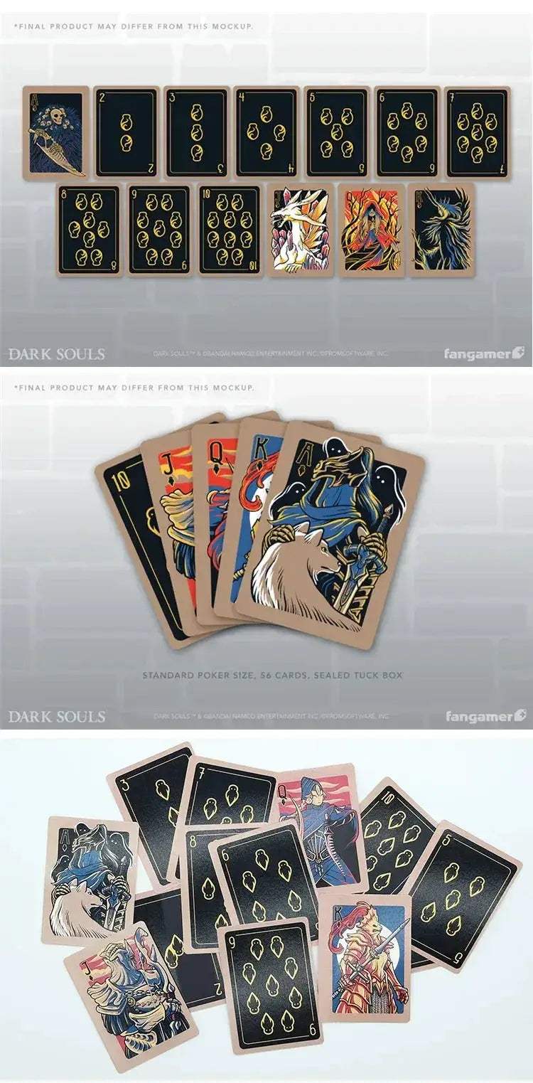 Dark Souls Poker Cards - Deck of 52 Cards Perfect for Playing Poker, Black Jack, Playing Card Games - Image 7
