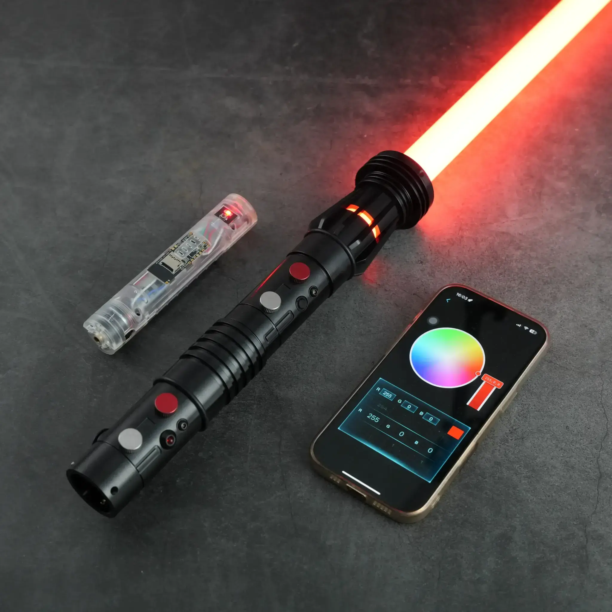 Darth Maul Lightsaber With Infinite Color Changing App Control - Image 3