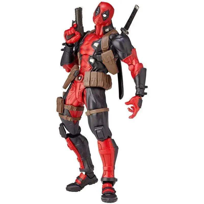 Deadpool Super Hero Figure, Marvel X-Man Moveable Figurine, Toys Gifts 6 in - Image 2