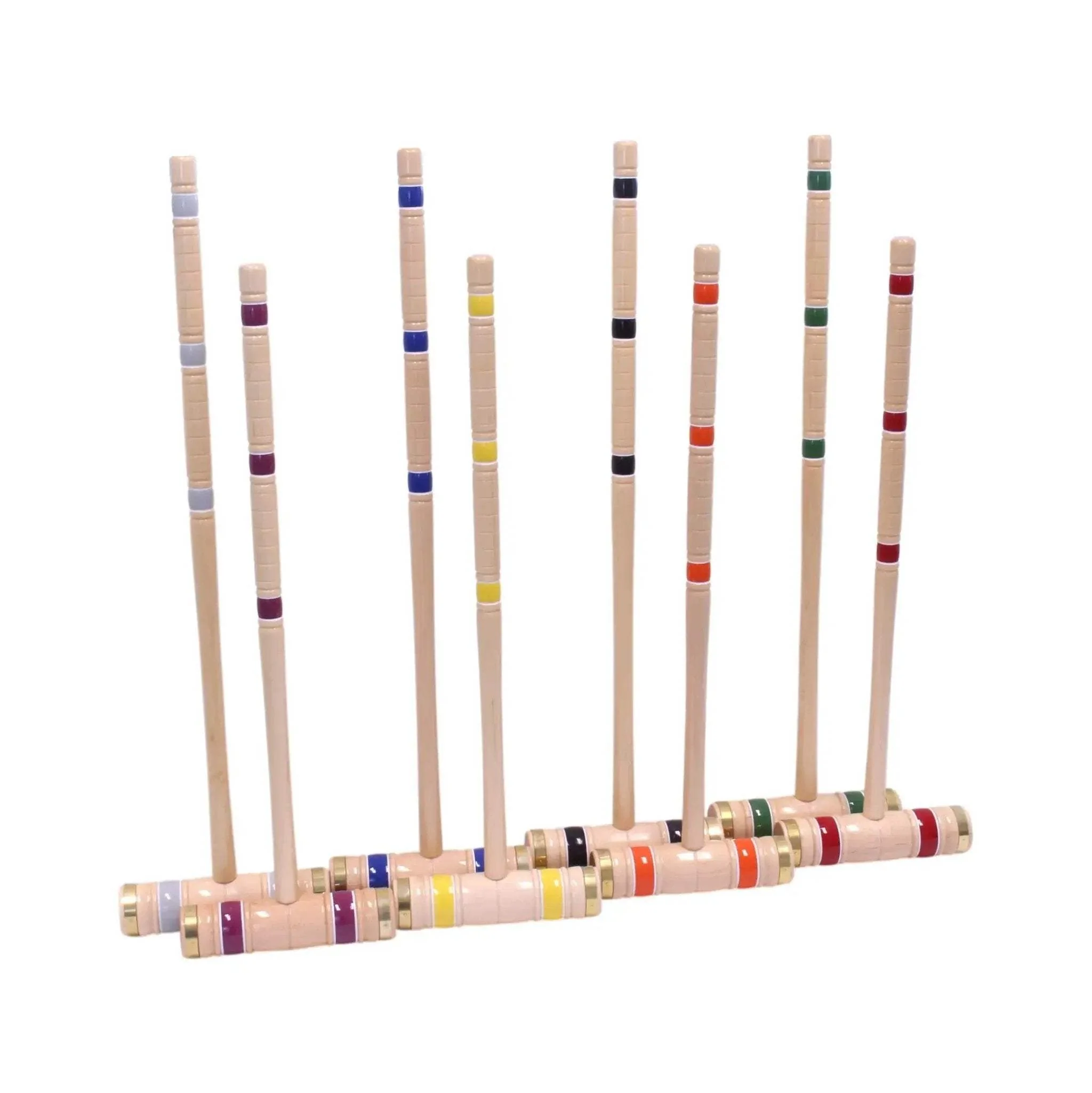 Deluxe 8-Player Croquet Game Set, Wooden Holder or Duffel Carry Bag - Image 23