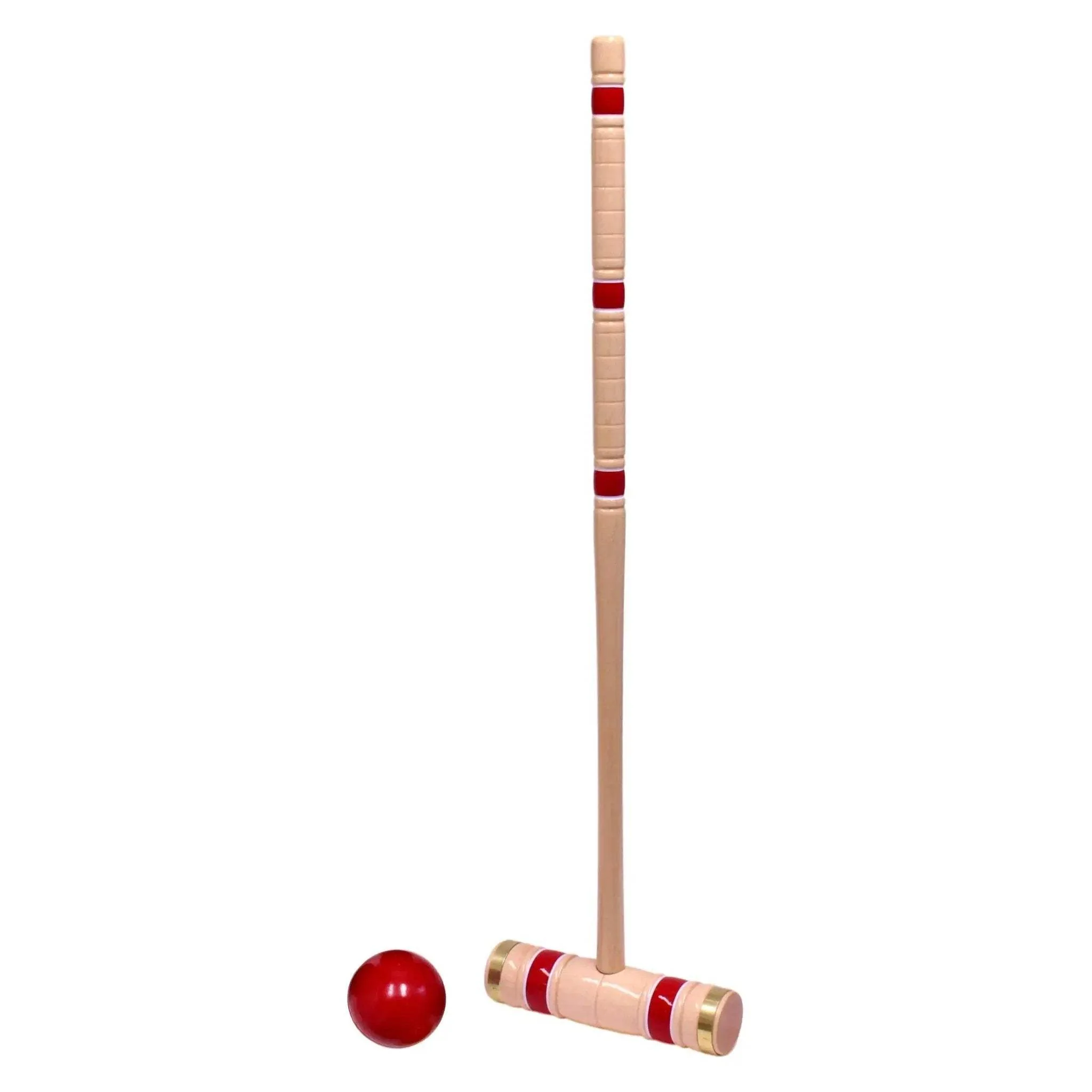 Deluxe 8-Player Croquet Game Set, Wooden Holder or Duffel Carry Bag - Image 5