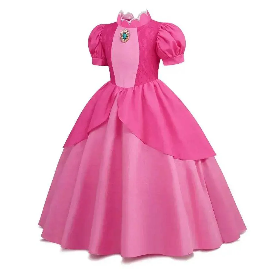 Deluxe Girls Dress Patchwork Witch Theme For Halloween Cosplay - Image 2