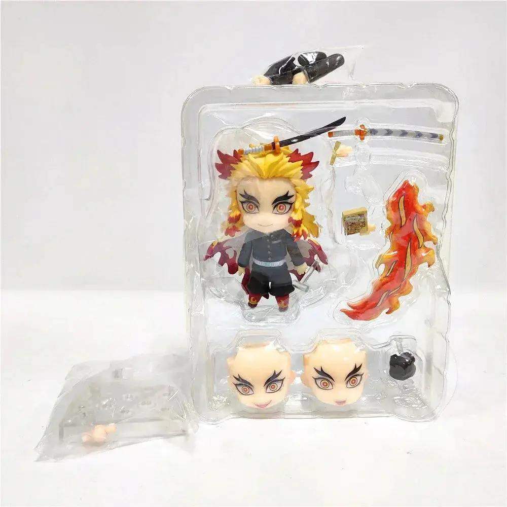 Demon Slayer Mini Anime Figurines, Inosuke, Tanjirou, Nezuko, Zenitsu, Giyuu, Regoukou, Tengen, Cute Kawaii Chibi Kimetsu no Yaiba 10 cm - Image 24