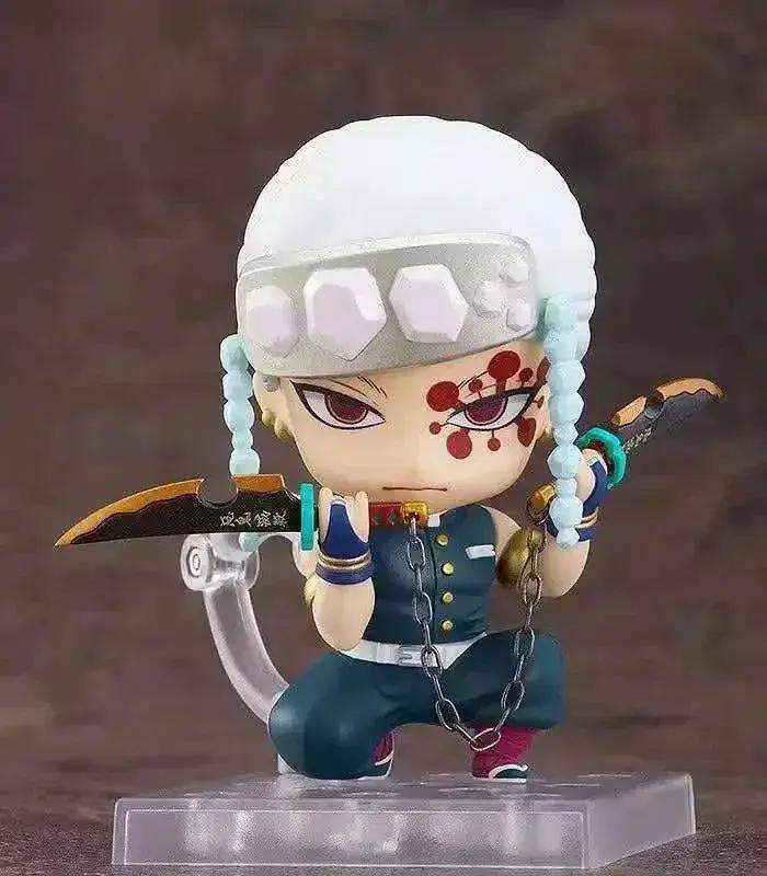 Demon Slayer Mini Anime Figurines, Inosuke, Tanjirou, Nezuko, Zenitsu, Giyuu, Regoukou, Tengen, Cute Kawaii Chibi Kimetsu no Yaiba 10 cm - Image 38
