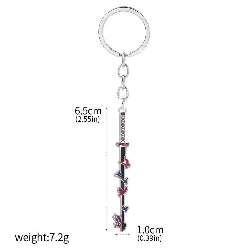 Demon Slayer Sword Keychains, Anime Kimetsu no Yaiba Tomioka Weapon Key Chains Accessories - Image 28